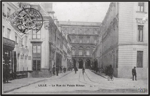 Photographie d’archive d’une rue lilloise étudiée pendant l’atelier