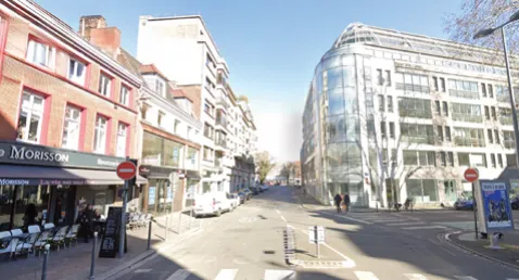 La même rue aujourd’hui